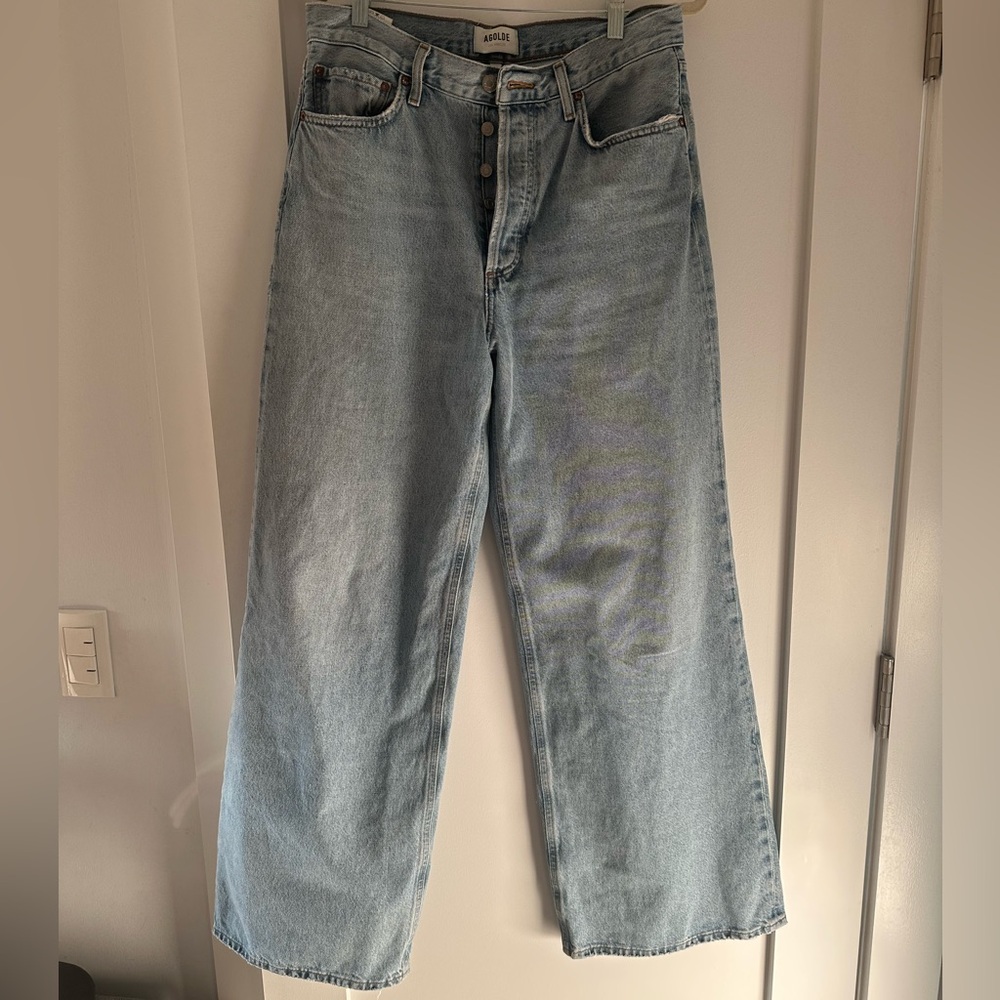 Agolde Dame Light Blue Flare Jeans